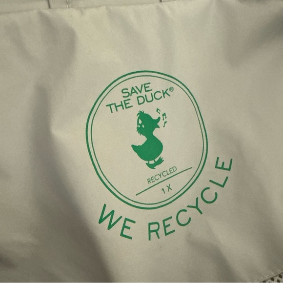 Save The Duck Women’s Grey Breathable Recycled Shell Rain Jacket Size 1X - Picture 7 of 12